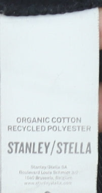 Stanley/Stella Black Hoodie M Unisex Pullover Sport Logo