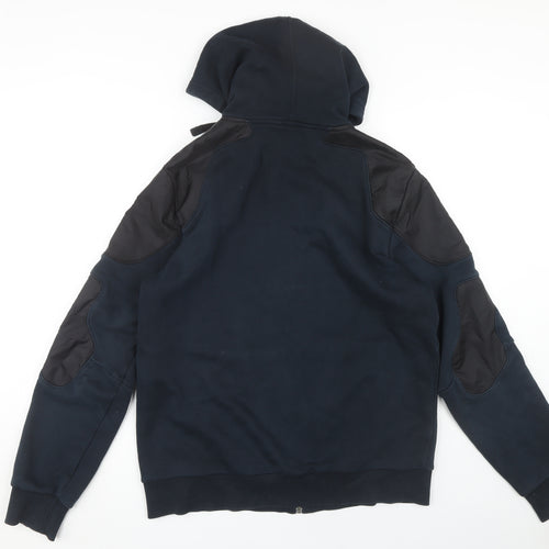 Ducati Men's Black Full Zip Hoodie, Size L