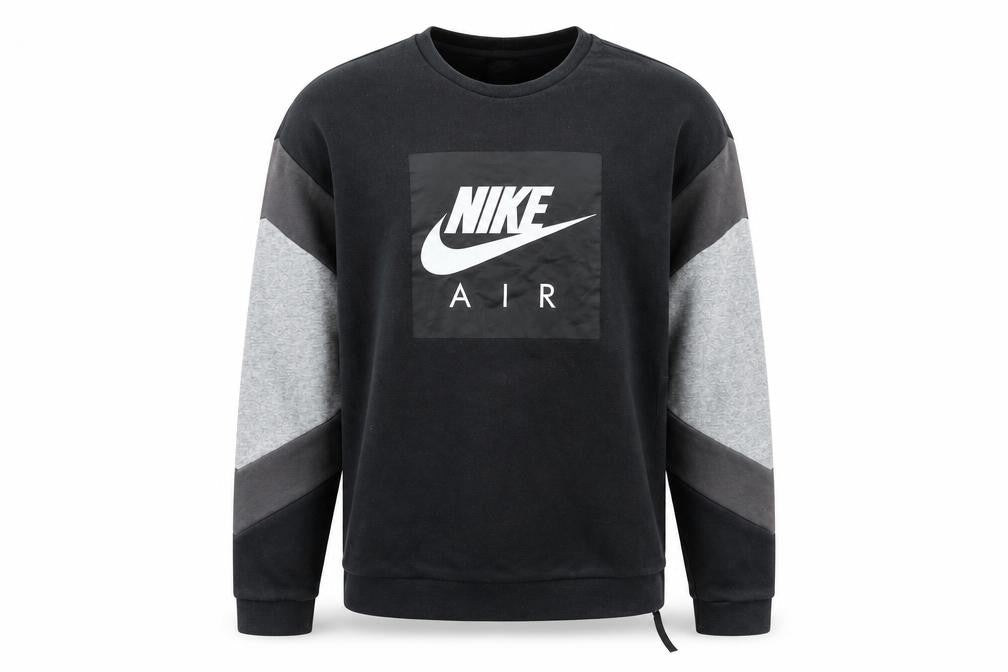 Front view of Nike Men's Black Pullover Sweatshirt, size S