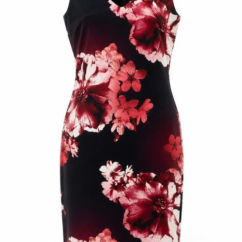 Bonmarché Women's Floral V-Neck Dress, Size 12