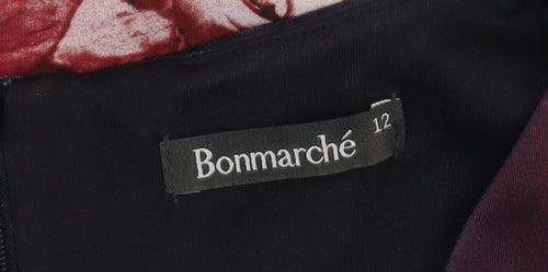 Bonmarché Women's Floral V-Neck Dress, Size 12