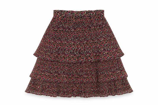 Next Girls Floral Peasant Skirt Multicoloured 11 Years Chiffon