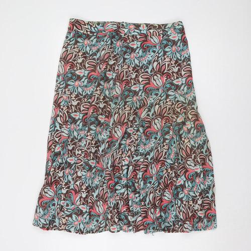 Debenhams Women's Multicoloured Geometric Skirt Size 12