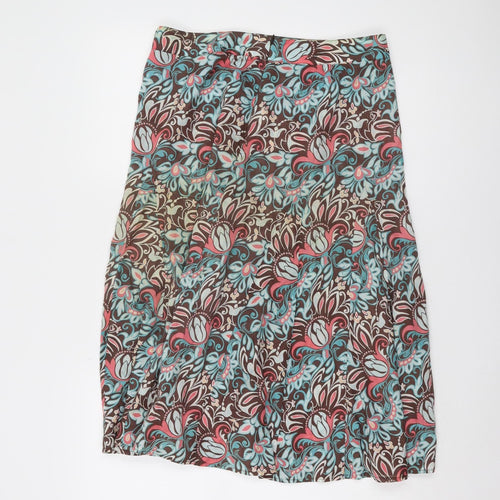 Debenhams Women's Multicoloured Geometric Skirt Size 12