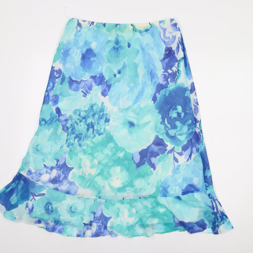 Roman Originals Women's Multicoloured A-Line Skirt Size 16