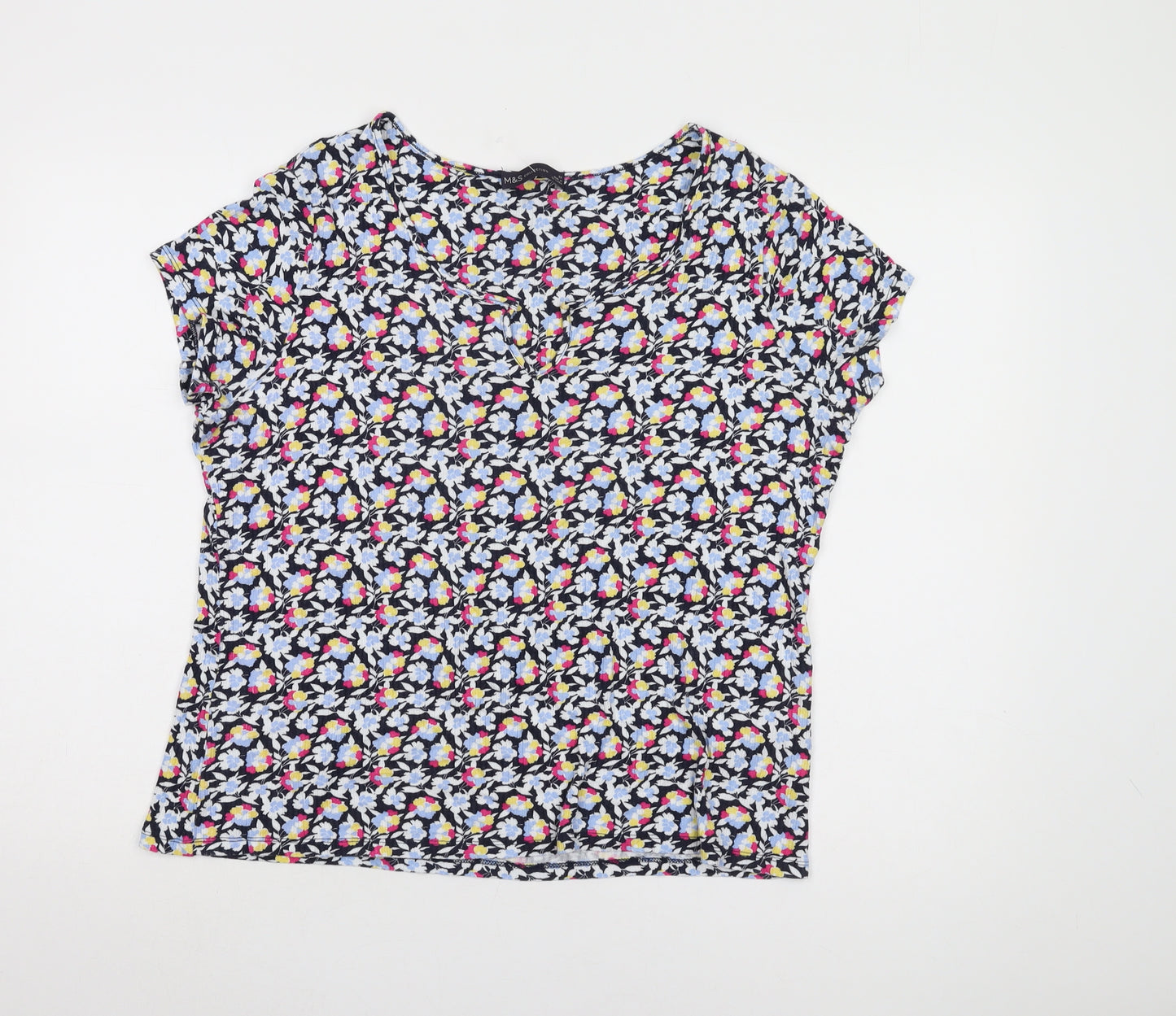 Marks and Spencer Multicoloured Floral Top Size 22