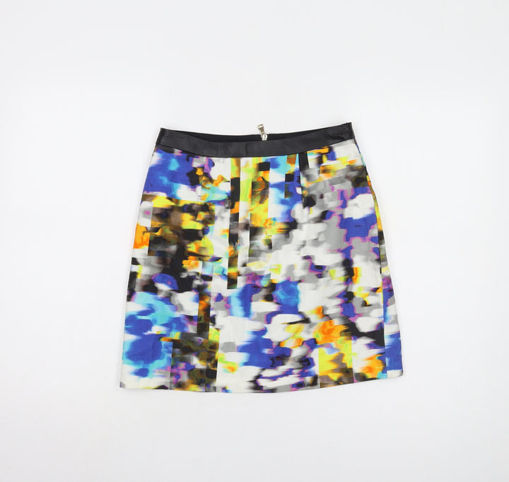 River Island Women's Multicoloured A-Line Skirt Size 8