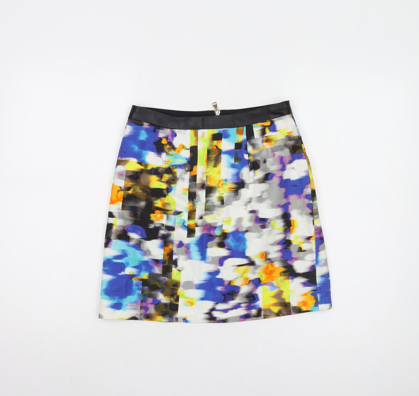 River Island Women's Multicoloured A-Line Skirt Size 8