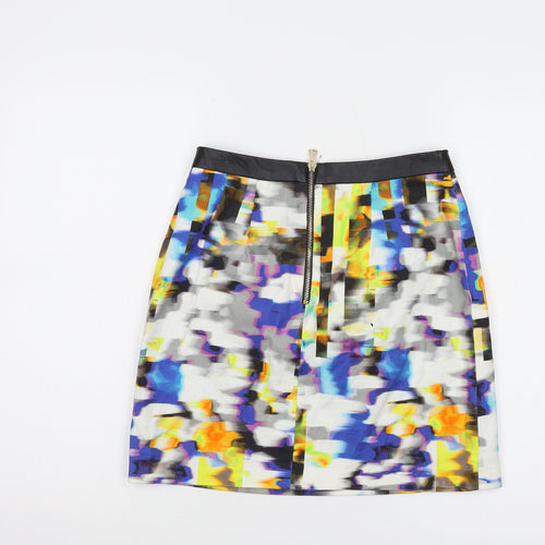 River Island Women's Multicoloured A-Line Skirt Size 8
