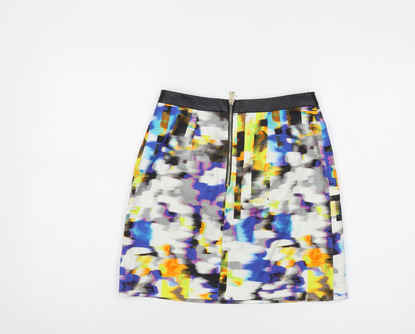 River Island Women's Multicoloured A-Line Skirt Size 8