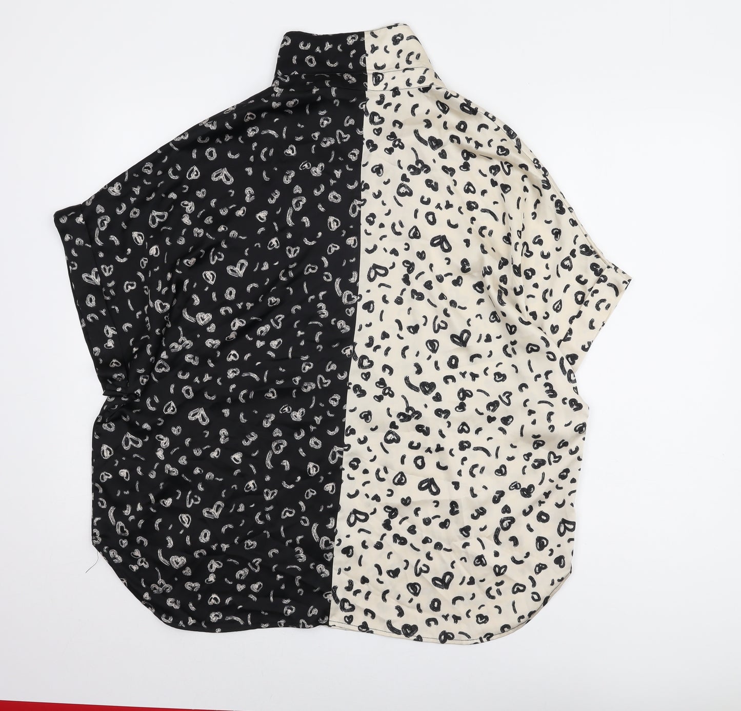 Liquorish Women's Multicoloured Animal Print Blouse, Size 12