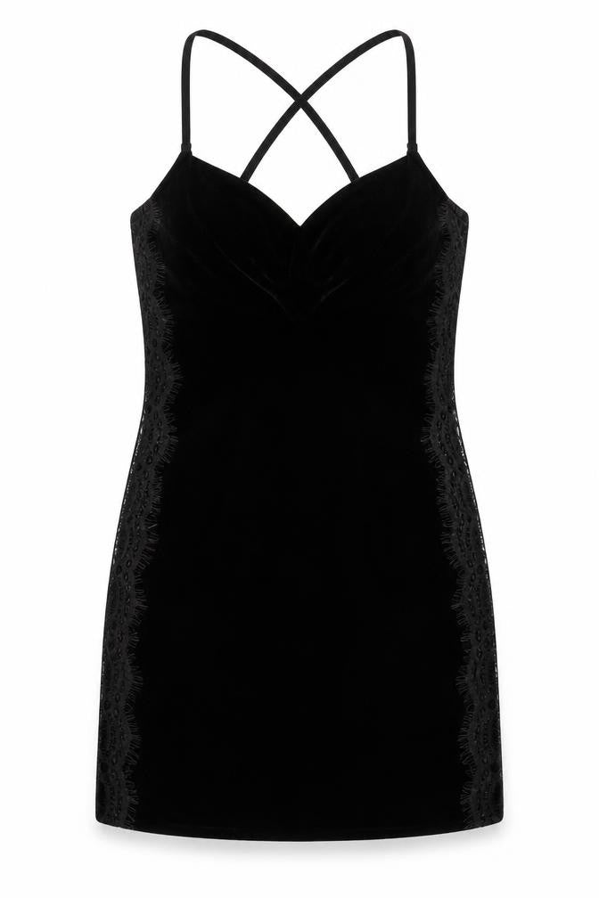 Miss Selfridge Black Petite Sleeveless Dress, Size 6