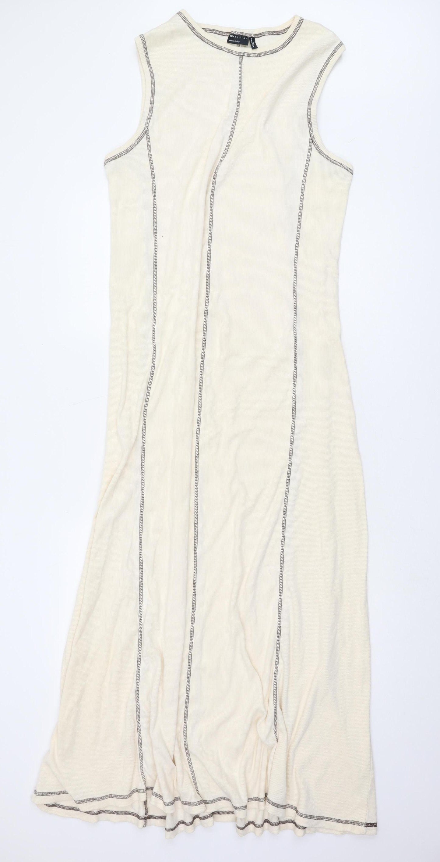 ASOS Design Women’s Ivory Knit Dress, Plus Size 22