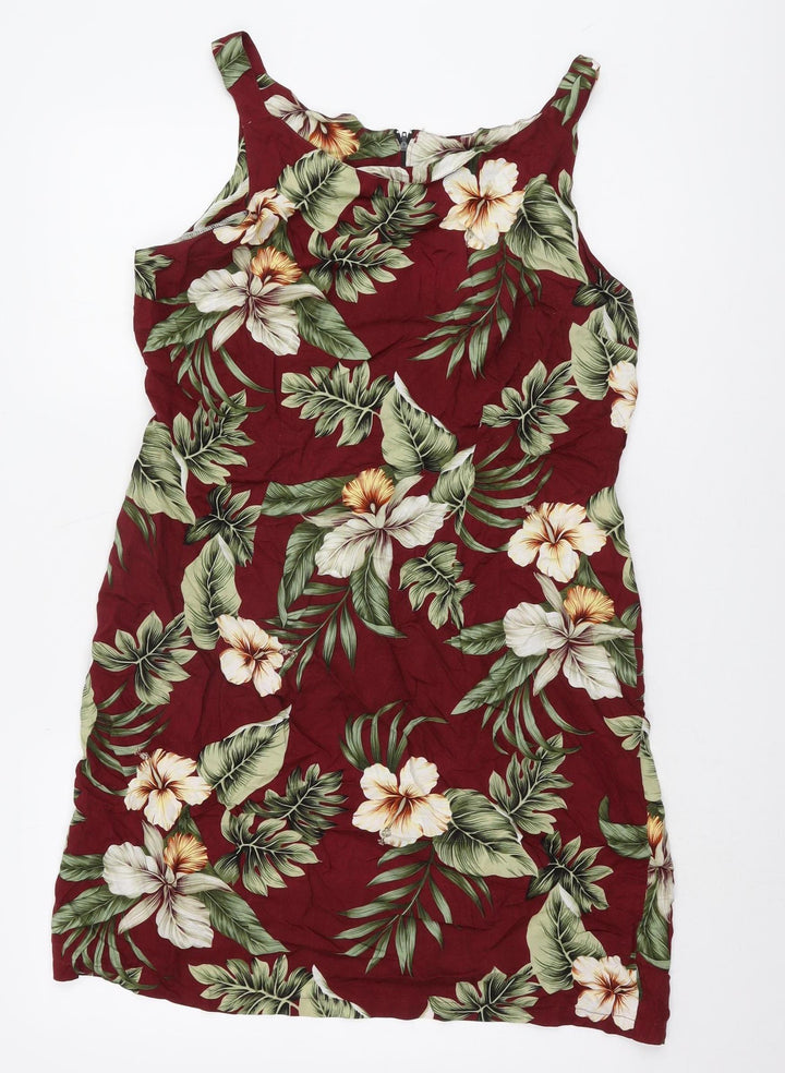 Sandwich Isle Women's XL Floral Hawaiian Sundress