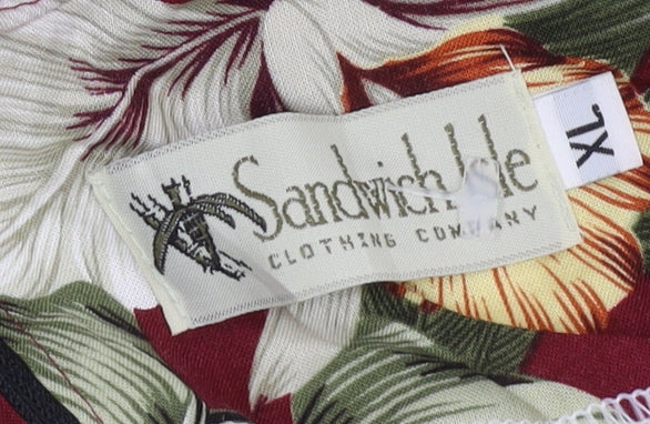 Sandwich Isle Women's XL Floral Hawaiian Sundress