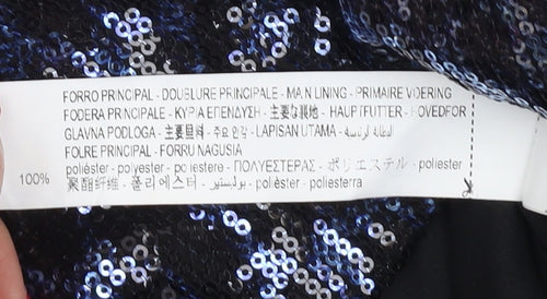 Zara Women's Multicoloured XS Sequin Slip Dress