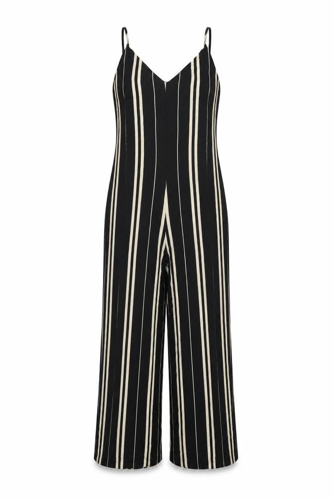 Urban Outfitters Women's Black XS Striped Jumpsuit