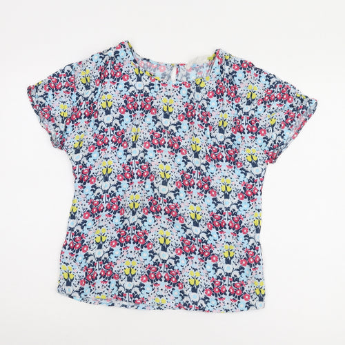 John Lewis Women's Multicoloured Floral Blouse Size 12