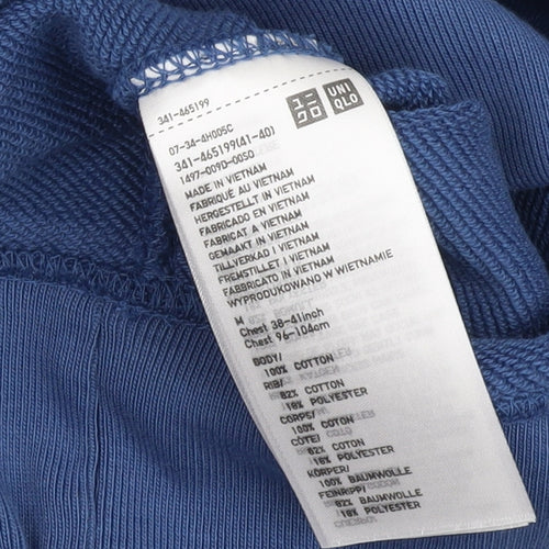 Uniqlo Men's Blue Pullover Sweatshirt M
