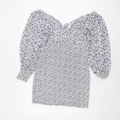 ASOS Women's Multicoloured Floral Dress Size 12