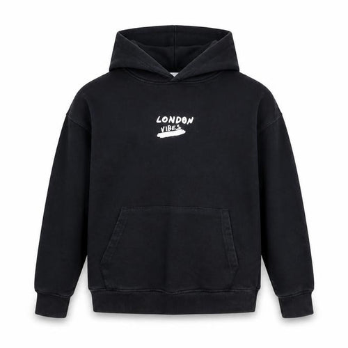 Zara Boys Black Graphic Print Hoodie Size 11-12 Years