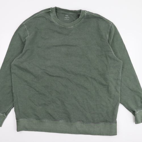 Marks and Spencer Men's Green Pullover Sweatshirt 2XL