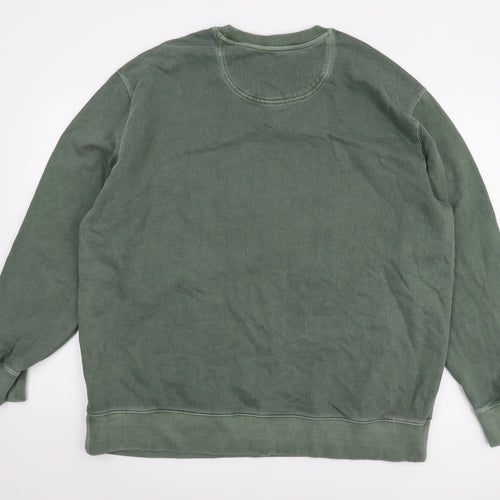 Marks and Spencer Men's Green Pullover Sweatshirt 2XL