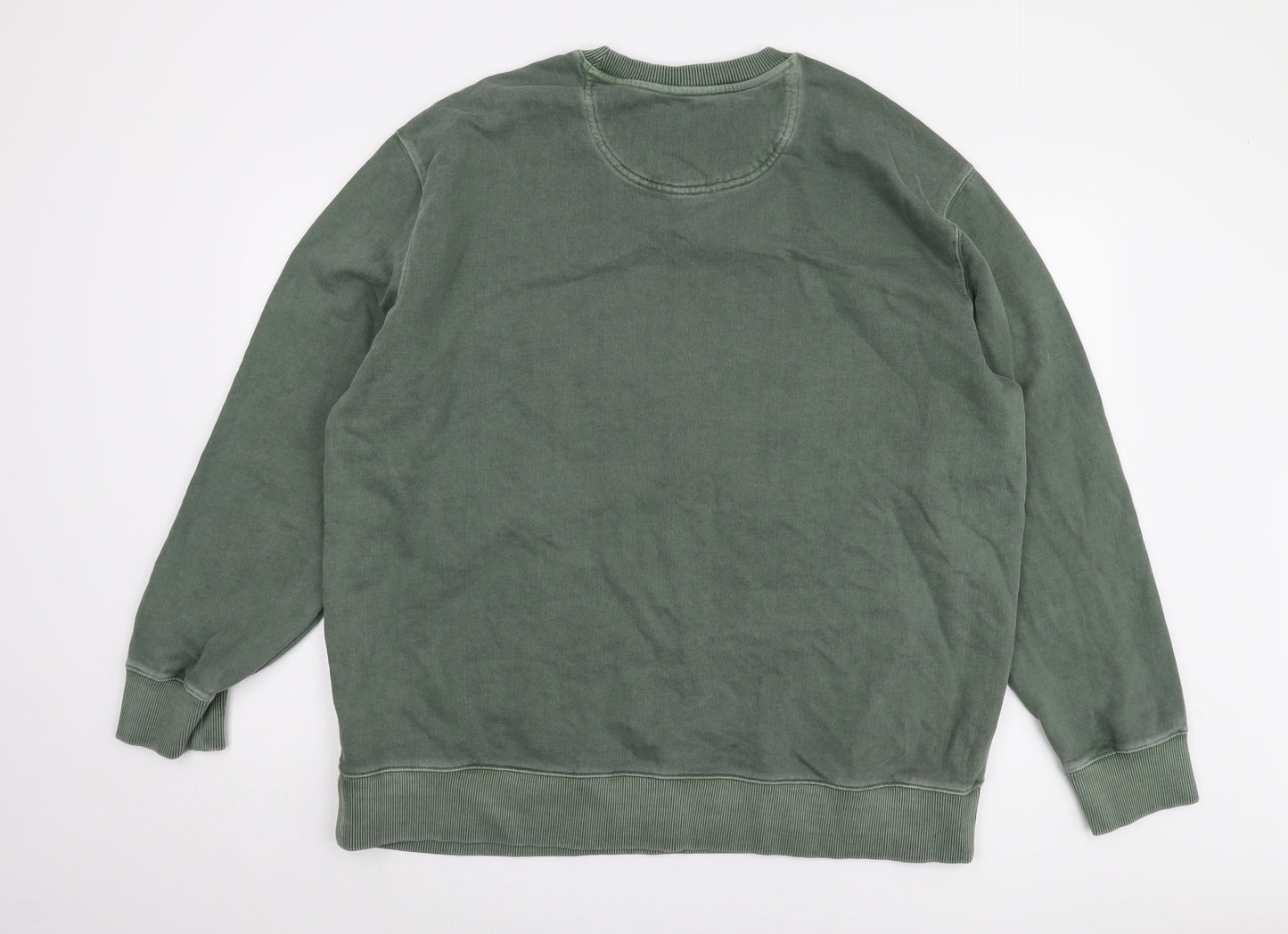 Marks and Spencer Men's Green Pullover Sweatshirt 2XL