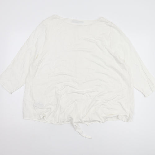 Marks and Spencer Women's Ivory Relaxed Top, Size 18