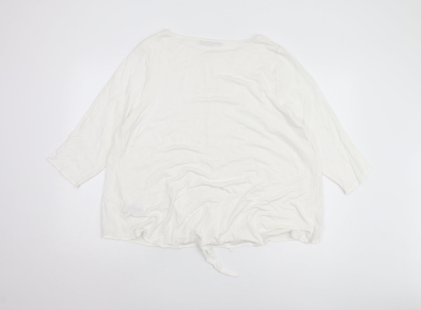 Marks and Spencer Women's Ivory Relaxed Top, Size 18