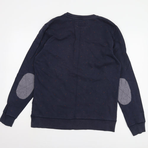 Next Men’s Blue Pullover Sweatshirt L Cotton