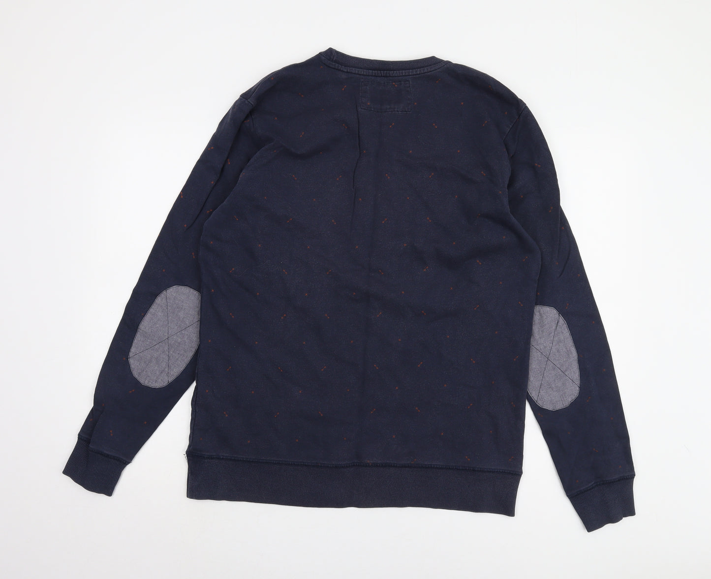 Next Men’s Blue Pullover Sweatshirt L Cotton