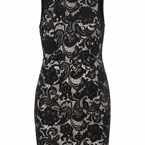 H&M Women's Black Lace Bodycon Dress XS