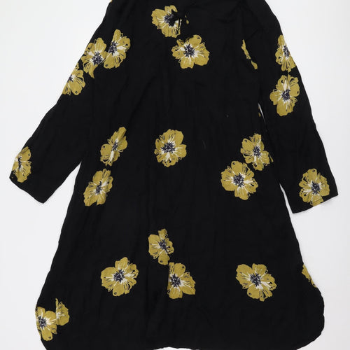 The Masai Clothing Company Women's Black L Floral Dress