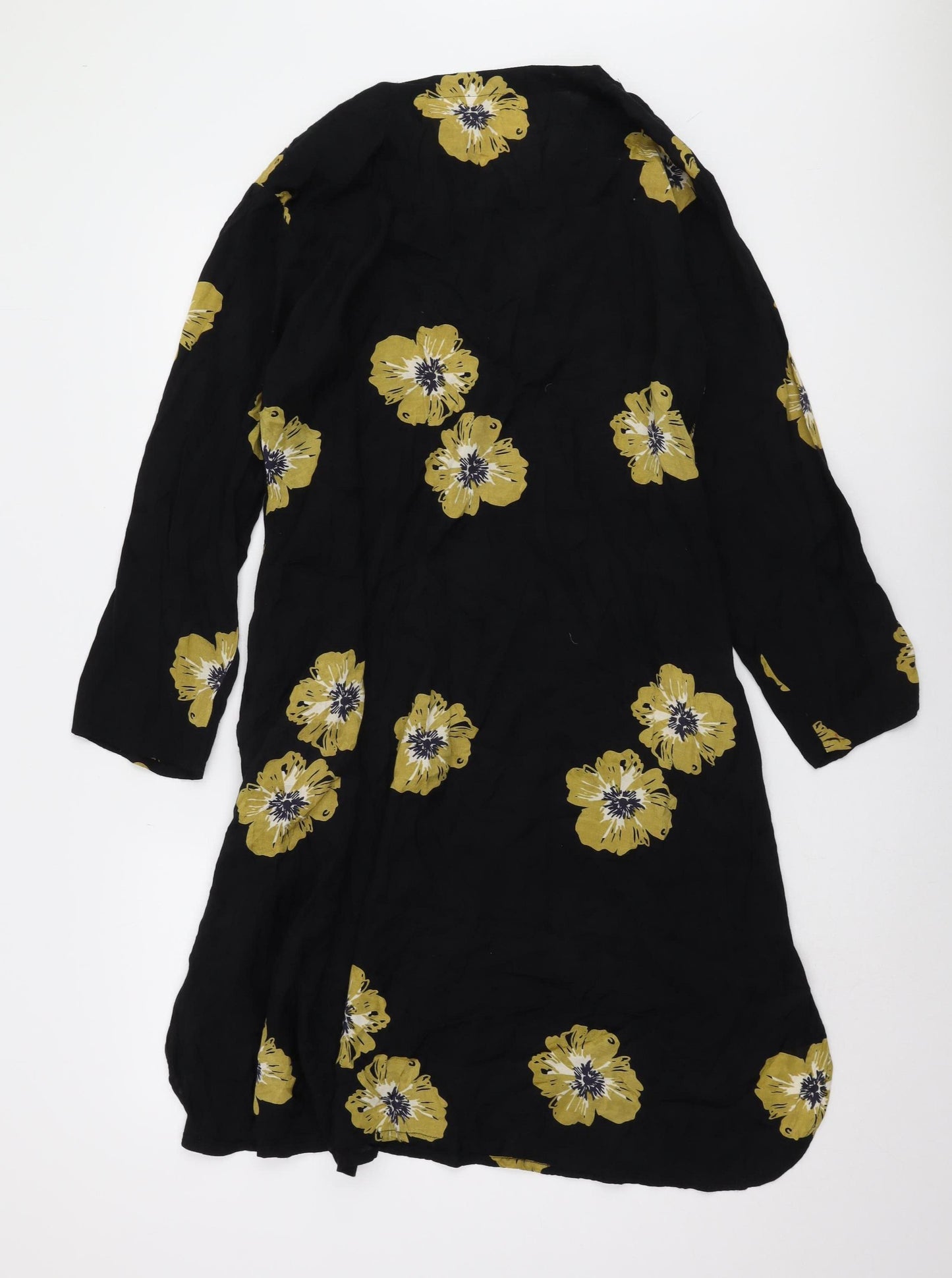 The Masai Clothing Company Women's Black L Floral Dress