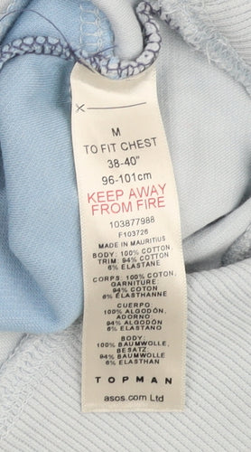 Topman Men's Blue Pullover Sweatshirt M