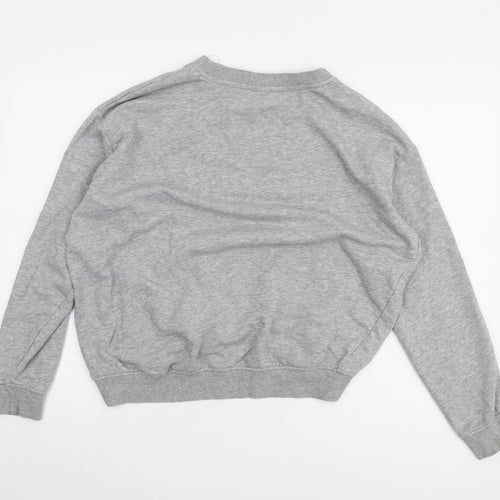 H&M Women’s Grey Pullover Sweatshirt Size 12 Regular