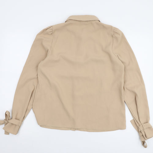 Vero Moda Women's Beige Button-Up Shirt - Size S