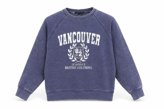 Front view of Next Women's Blue XS Pullover Sweatshirt