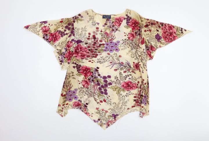 Saloos Women's Multicoloured Floral Tunic Blouse