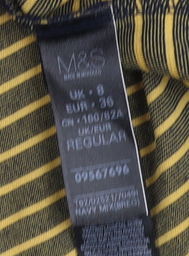 Marks and Spencer Women's Striped Sheath Dress Size 8