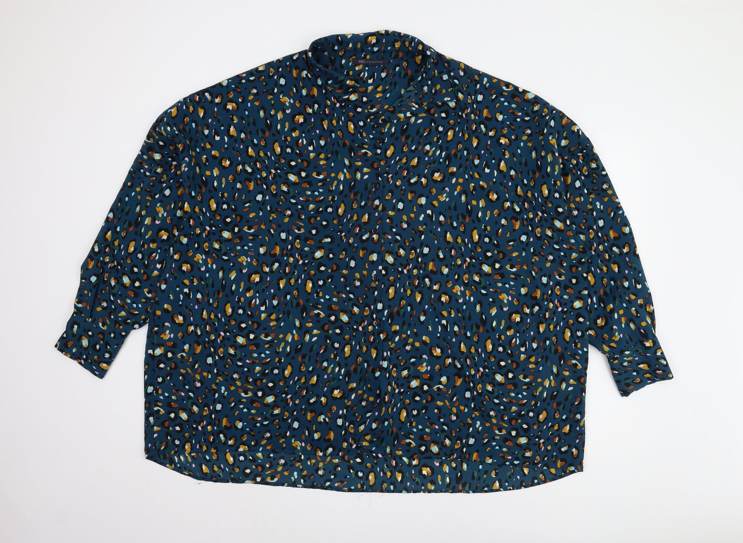 Marks and Spencer Women's Multicoloured Blouse, Size 22