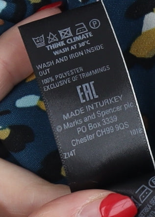 Marks and Spencer Women's Multicoloured Blouse, Size 22