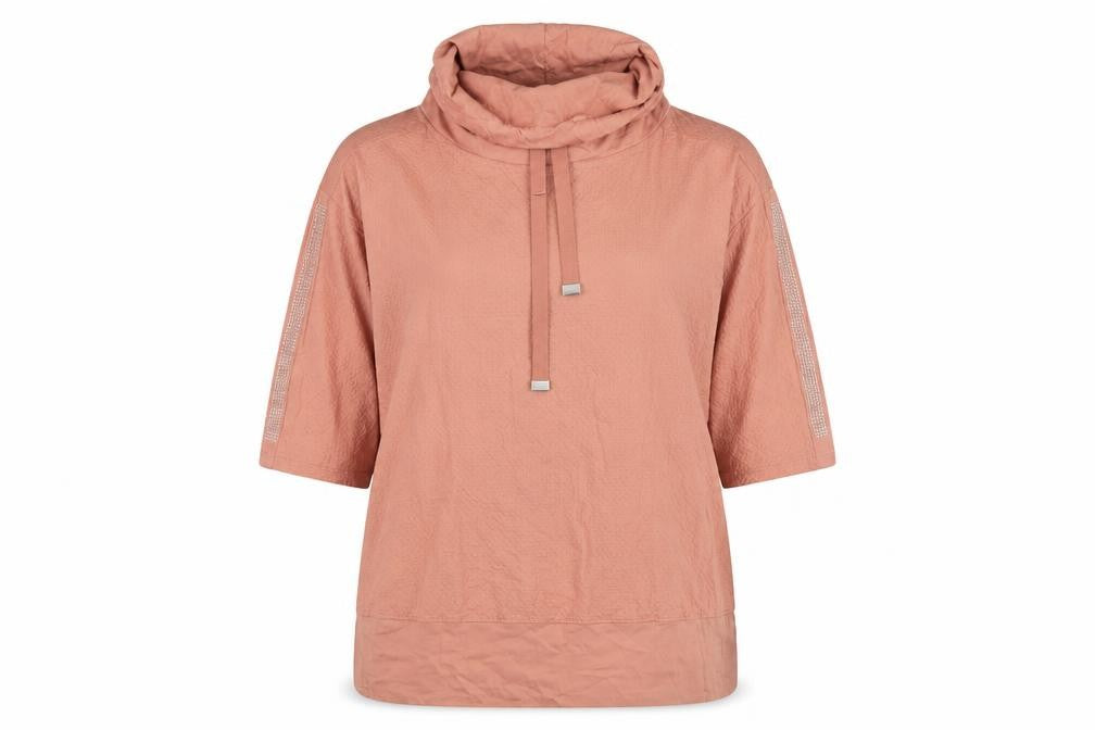 Front view of Yours Women's Pink Pullover Hoodie, size 16