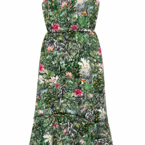 H&M Women’s Multicoloured Fit & Flare Midi Dress Size 10