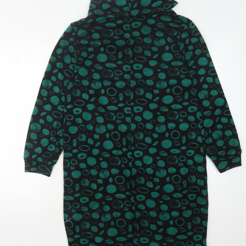 Roman Women's Multicoloured Cowl Neck Dress Size 10