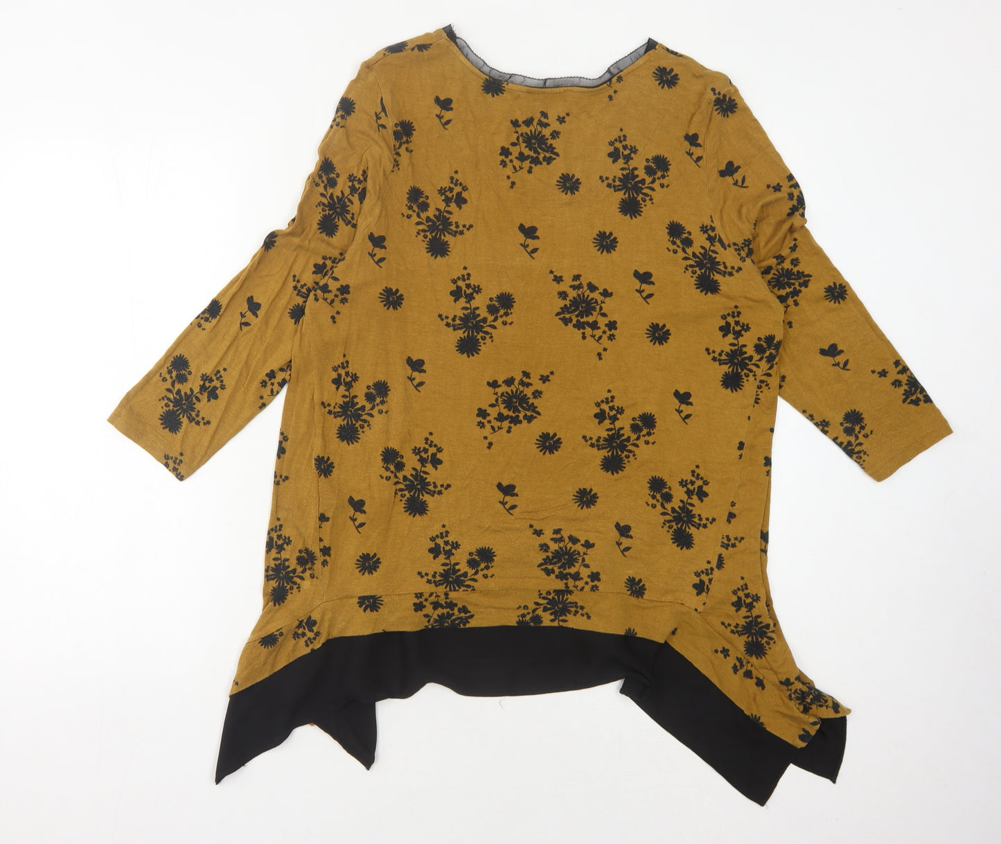 RJR.John Rocha Women's Brown Floral Jersey Top