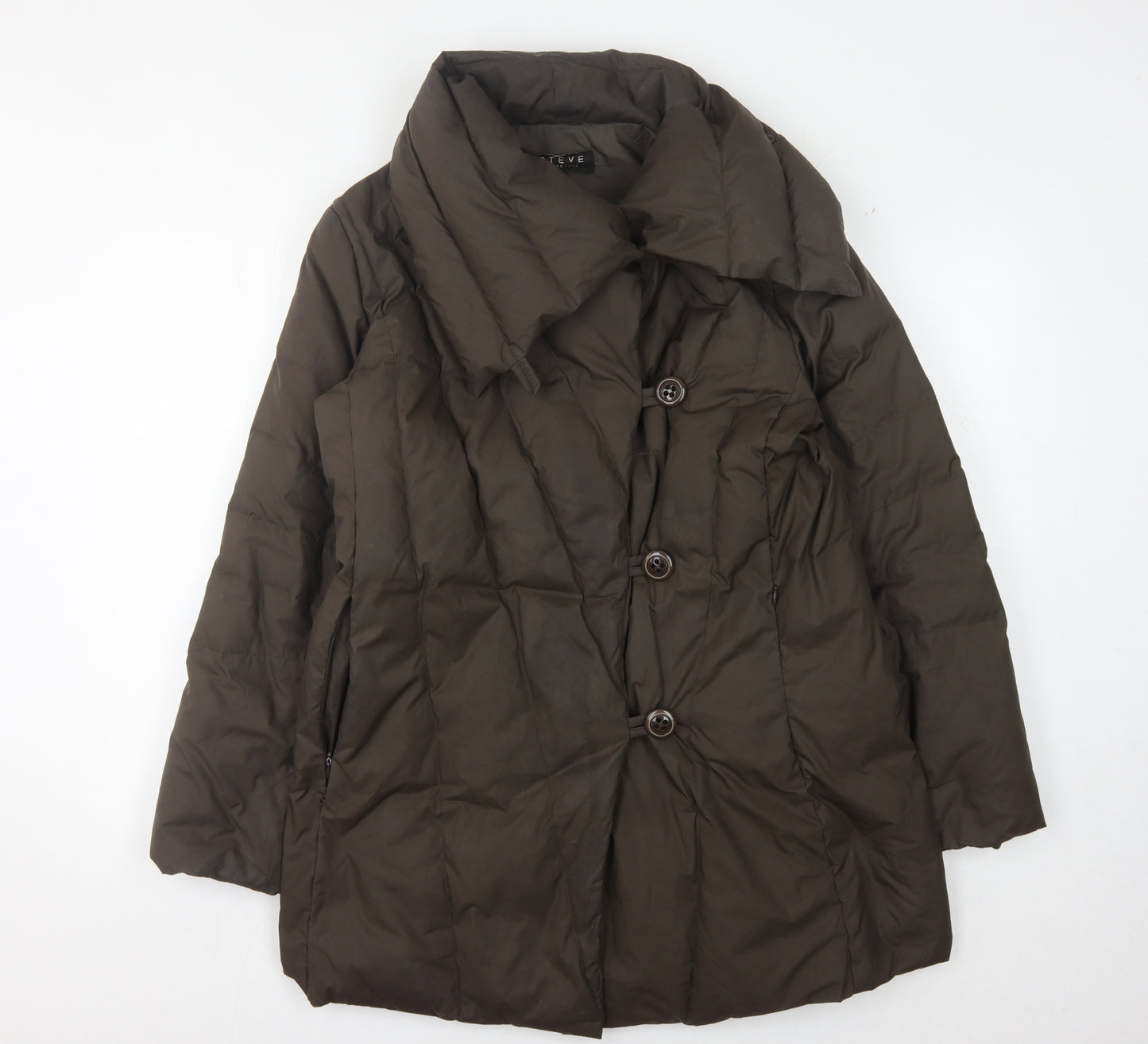 Steve by Searle Women's Brown Puffer Jacket M