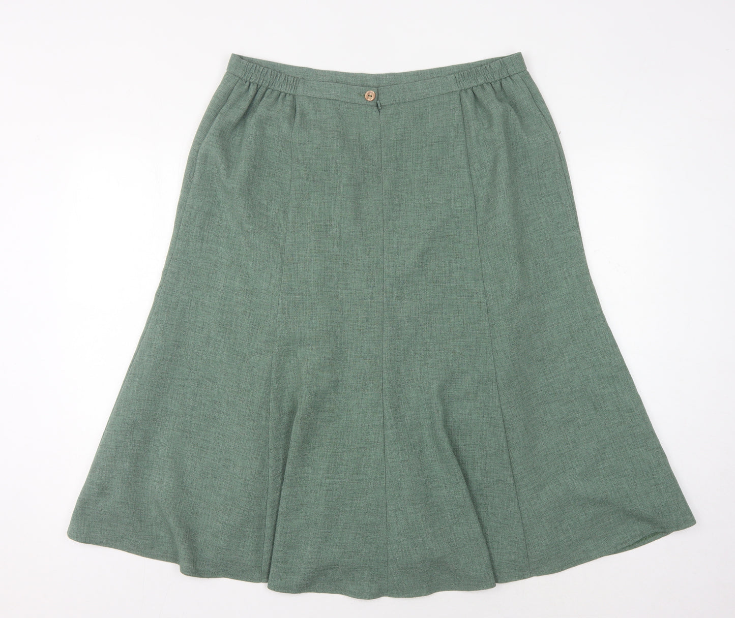 Eastex Women's A-Line Green Skirt Size 18