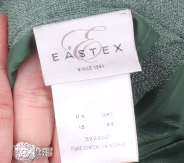 Eastex Women's A-Line Green Skirt Size 18